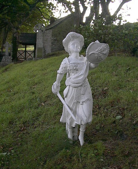 Caledonian figurehead, Morwenstow, Cornwall