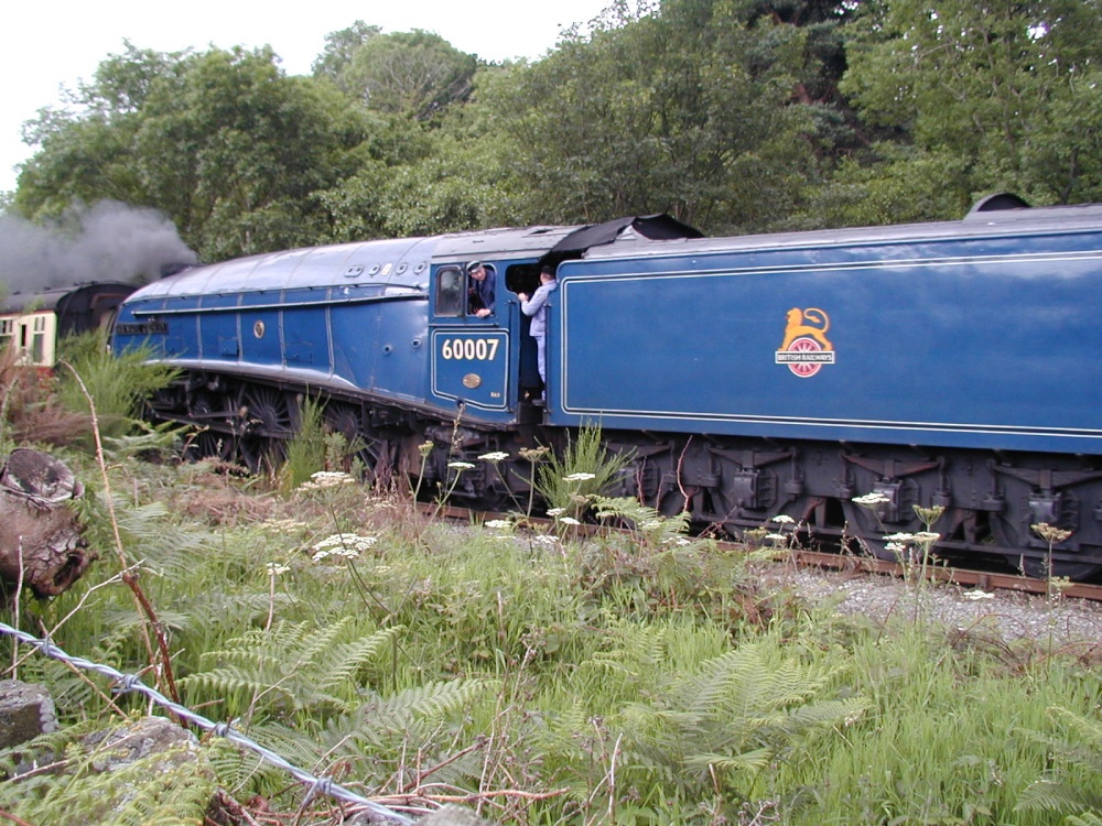 Sir Nigel Gresley on the North Yorkshire Moors Railway