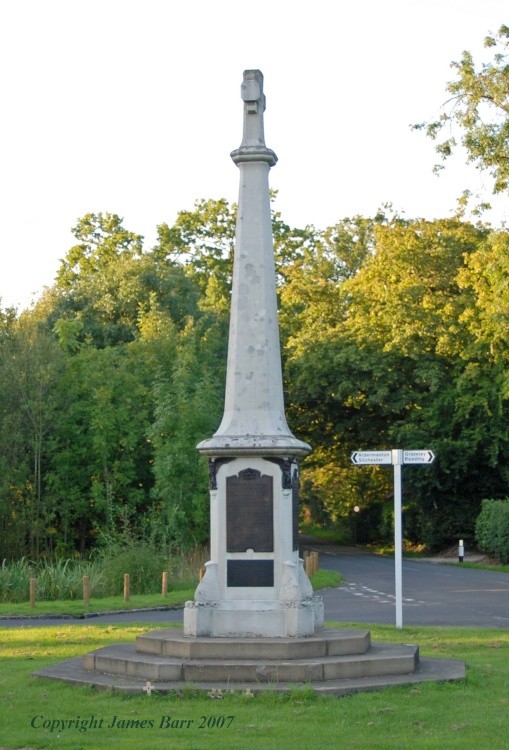 War Memorial in the village of Mortimer in Berkshire.