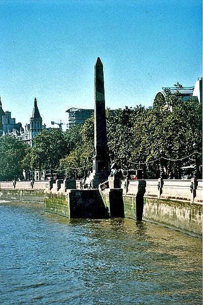 Cleopatra's Needle on The Embankment  1990