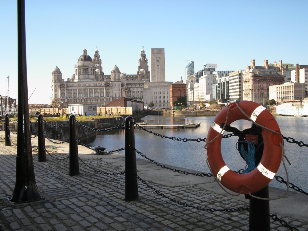 Liverpool as seen from the Albert Docks