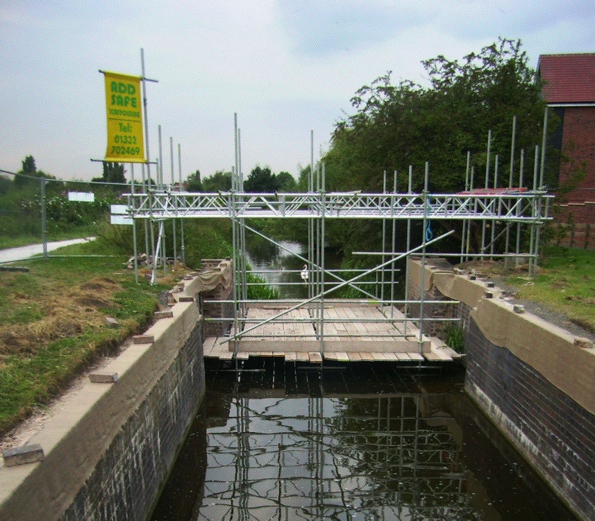 Photograph of Grantham Canal Brick Restoration in Nottinghamshire