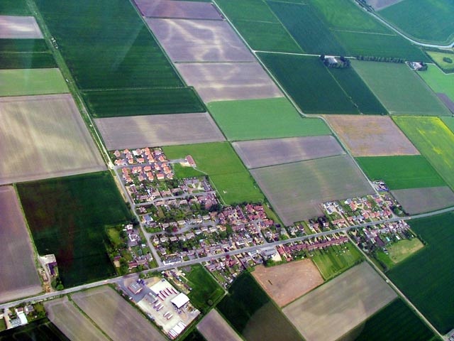 Aerial view of Ramsey Mereside, Cambridgeshire