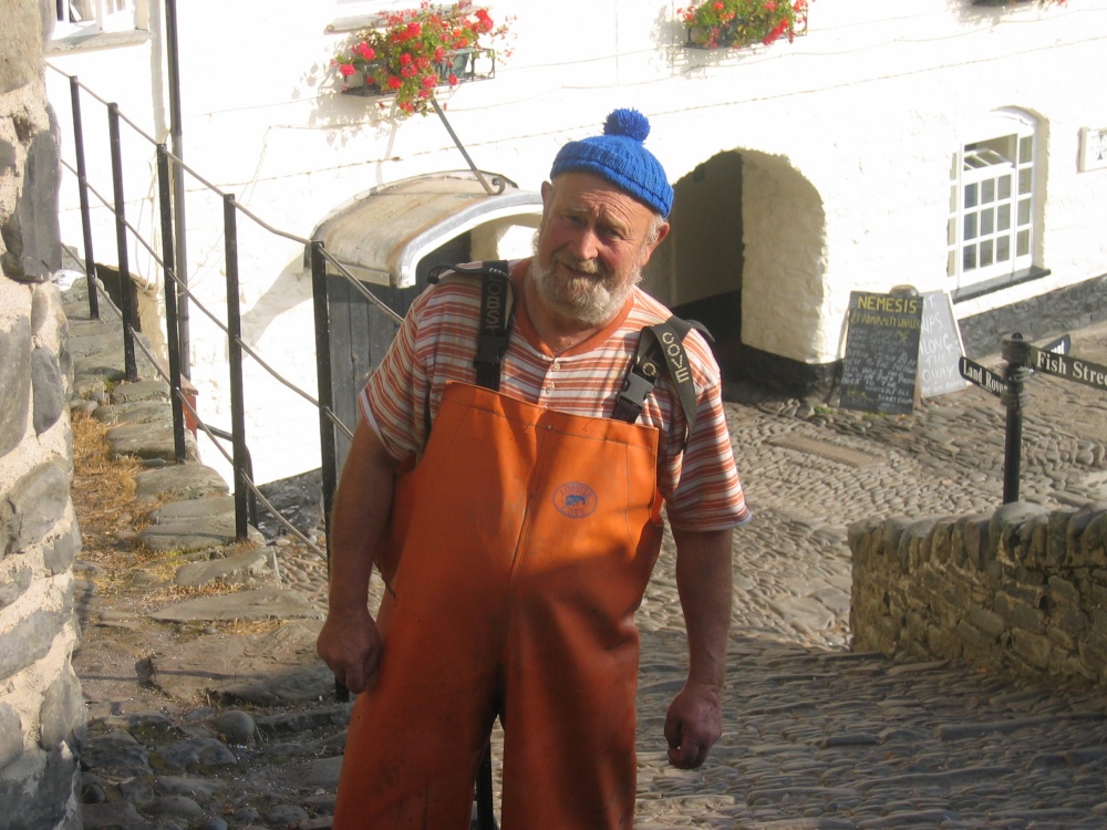 Going Fishing in Clovelly, Devon