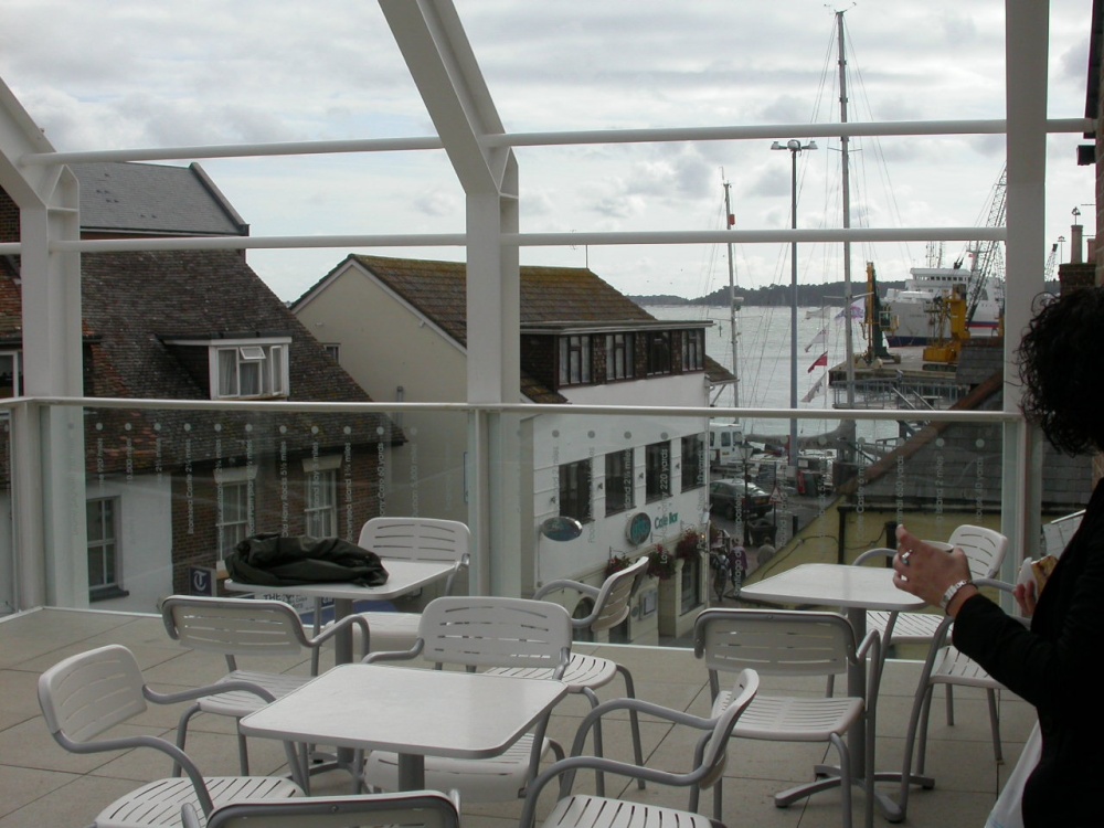 View of Brownsea Island from Poole Museum, Dorset