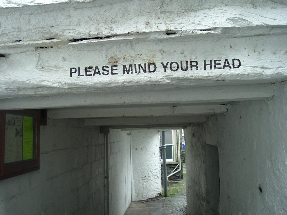 A narrow passageway in Ambleside, Cumbria