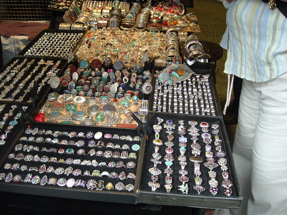 A stall in Portobello road, London