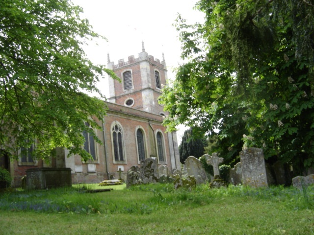 St. Mary's Church and The Virgins' Crowns and Gloves, Abbotts Ann, Hampshire