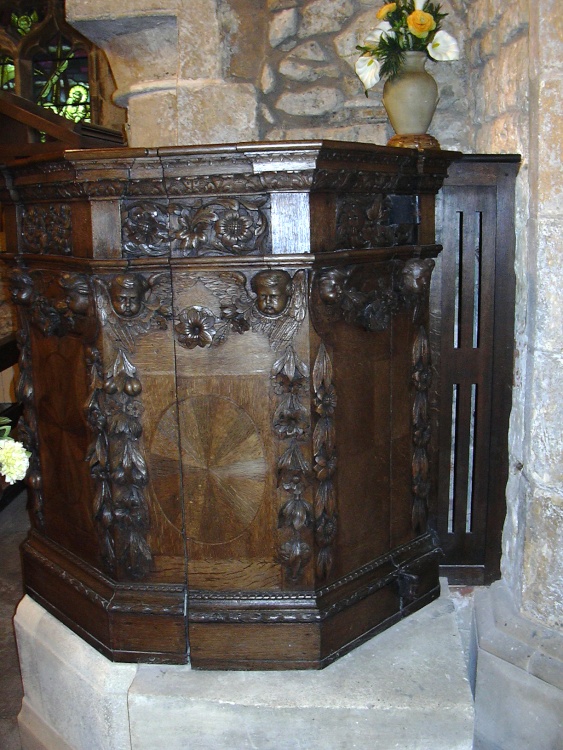 Pulpit, St Michael and All Angels, Brodsworth, South Yorkshire