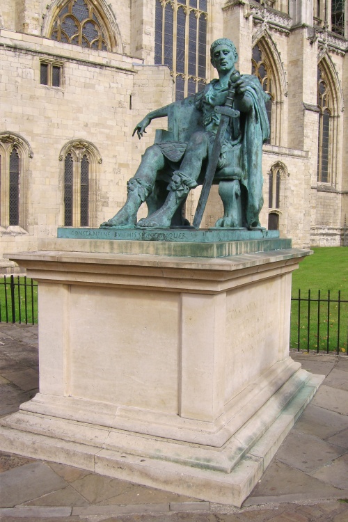 Statue of Emperor Constantine, York, North Yorkshire