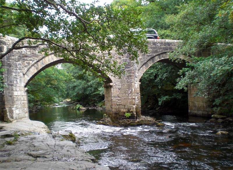Photograph of Two Bridges, Devon