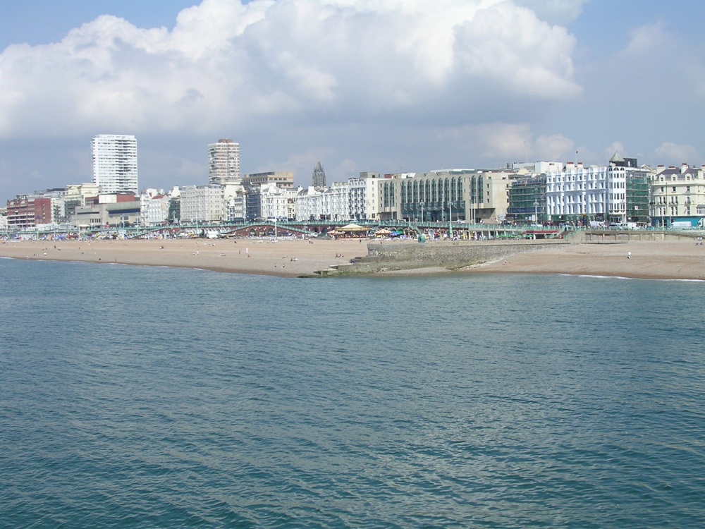 View of Brighton from Pier