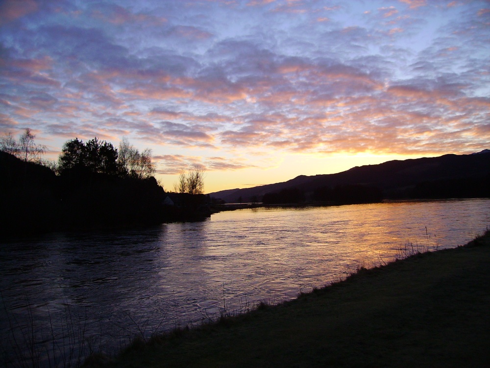 Loch Tummel at sunset photo by Nigel Kyte