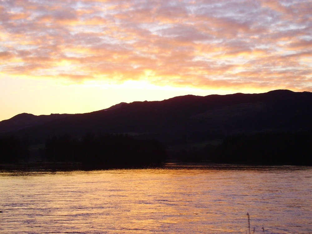 Loch Tummel at sunset