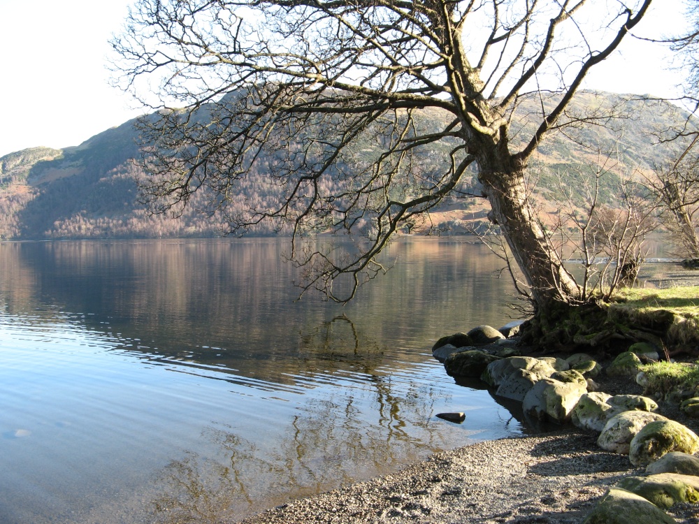 Ullswater on a bright February afternoon.