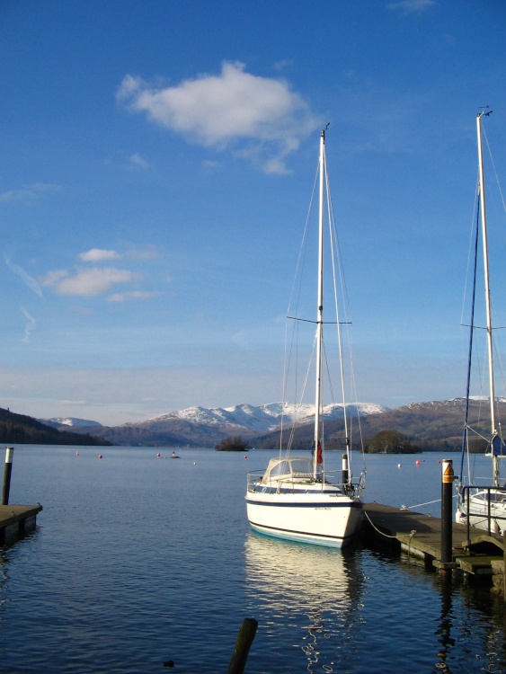 West bank of Windermere opposite Bell Isle