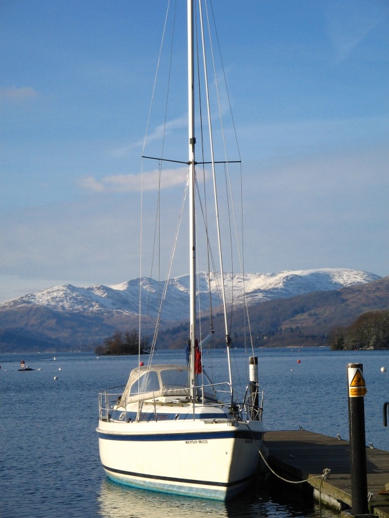 West bank of Windermere opposite Bell Isle.