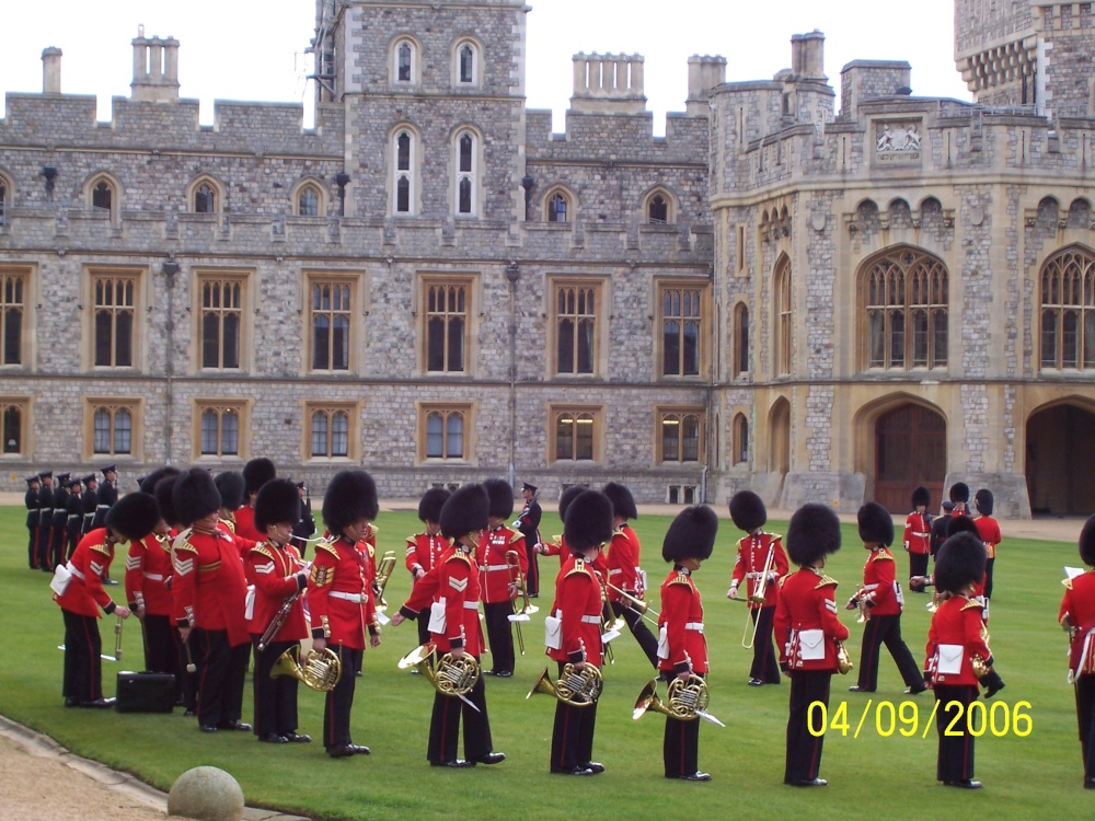 Courtyard of Windsor Castle, Berkshire