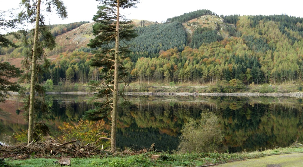 Autumn on Thirlmere, Cumbria.