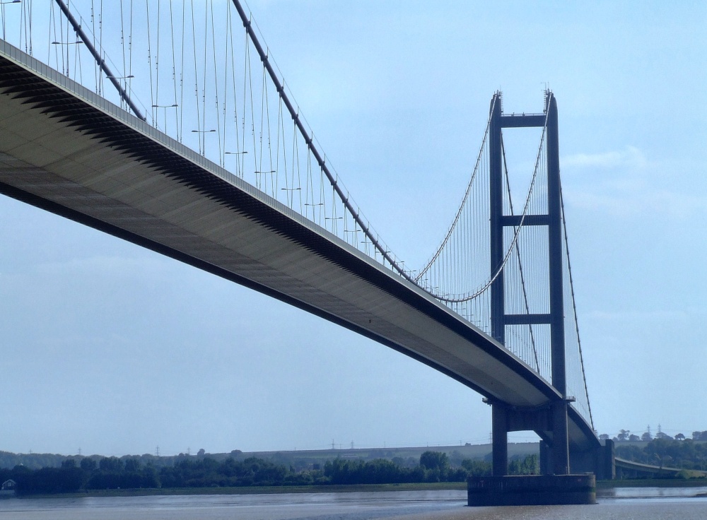 The Humber bridge, Kingston upon Hull, East Riding of Yorkshire