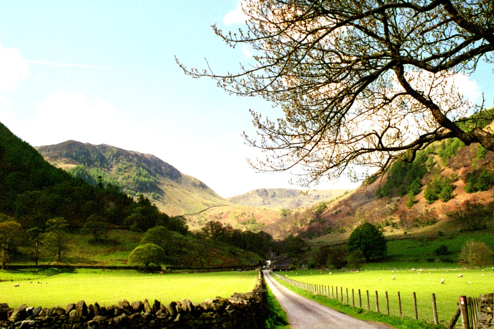 Farm at Glencoyne, Ullswater.