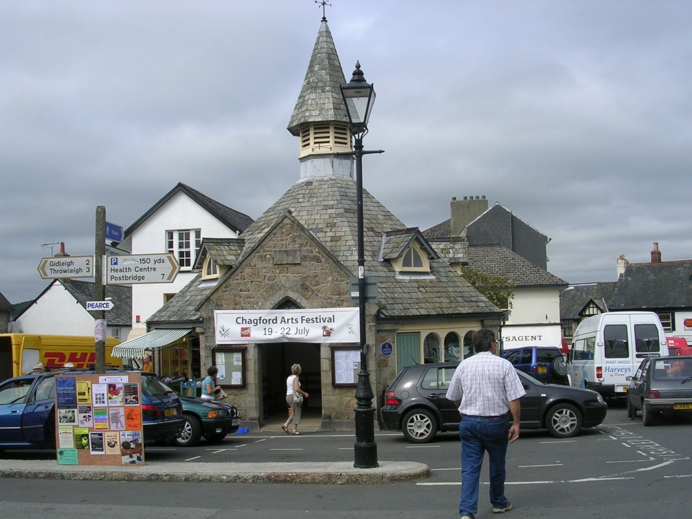 Chagford town centre