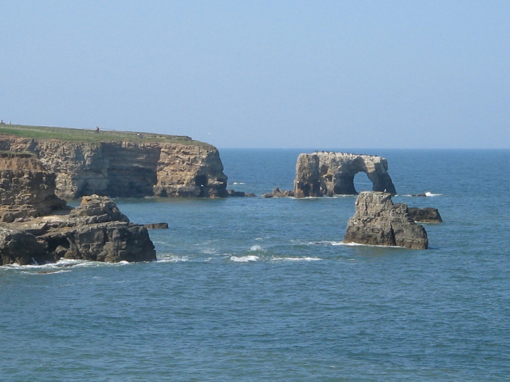 The coastal footpath, Whitburn, Tyne and Wear.