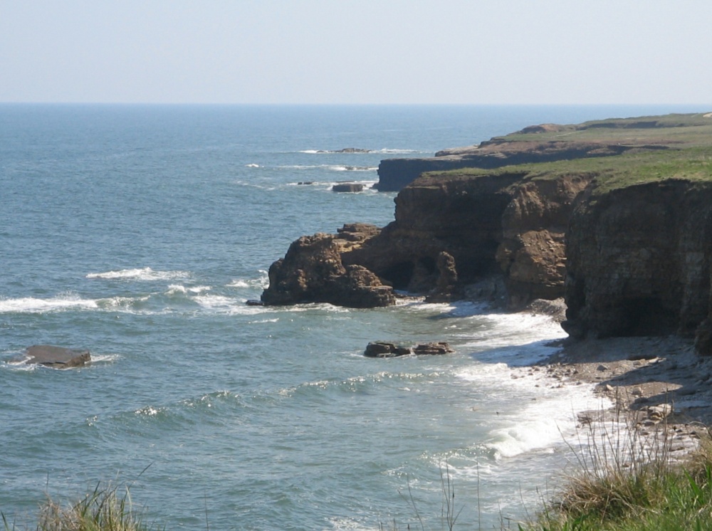 The coastal footpath, Whitburn, Tyne and Wear.