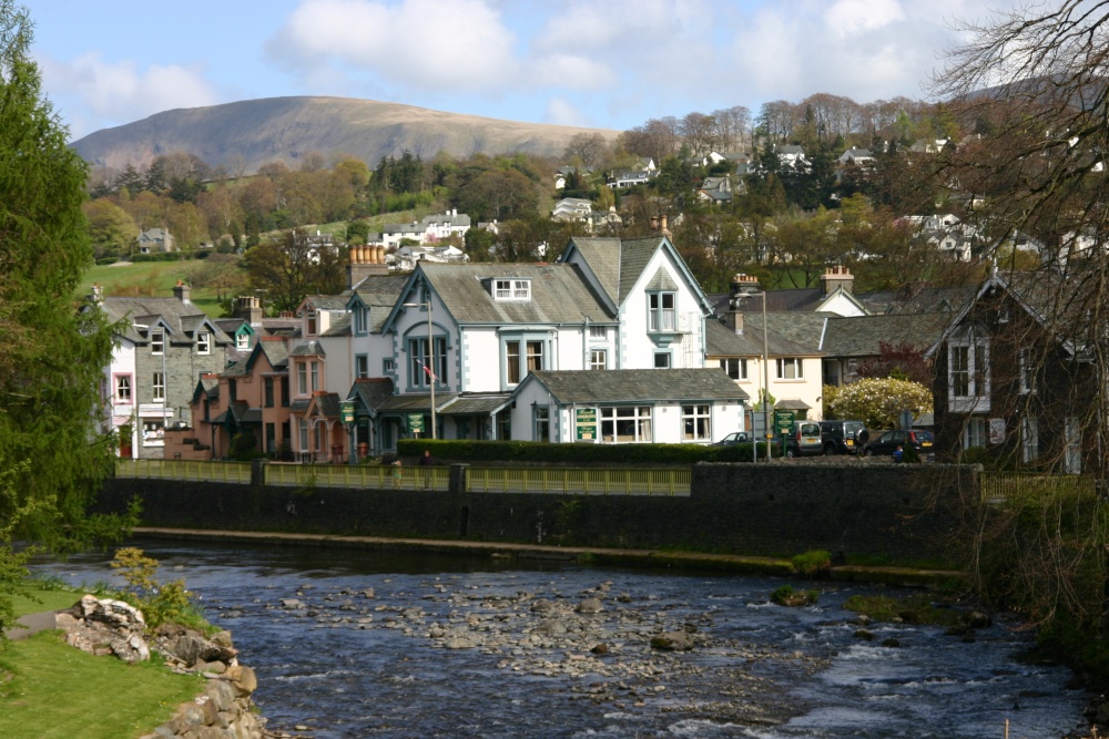 The River Greta and Penrith Road, Keswick