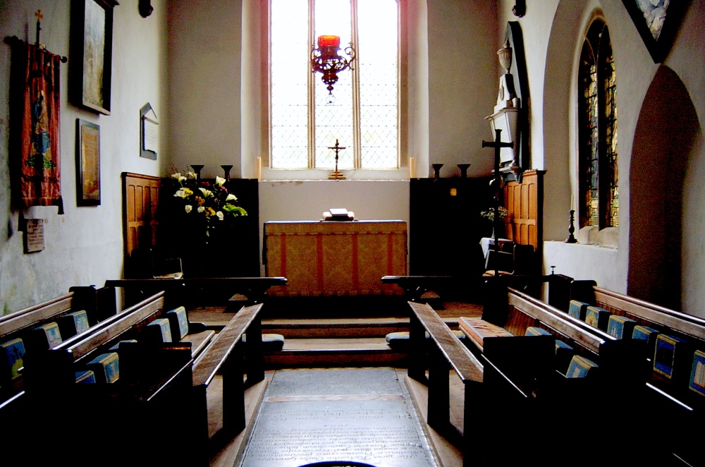 Chancel  in Marlingford Church.