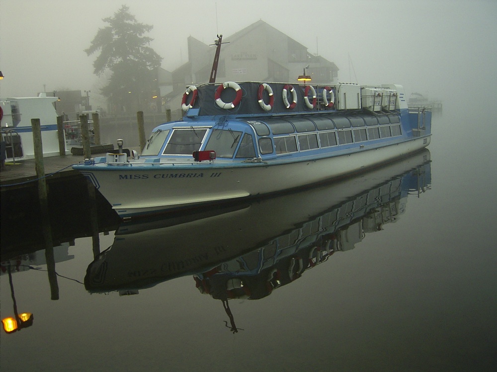 December afternoon at Bowness Bay. Windermere, Cumbria.