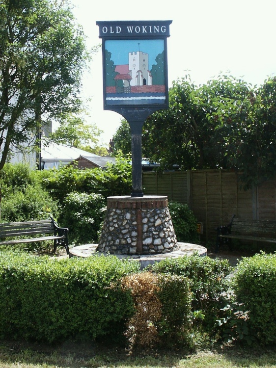 Village sign   Old Woking