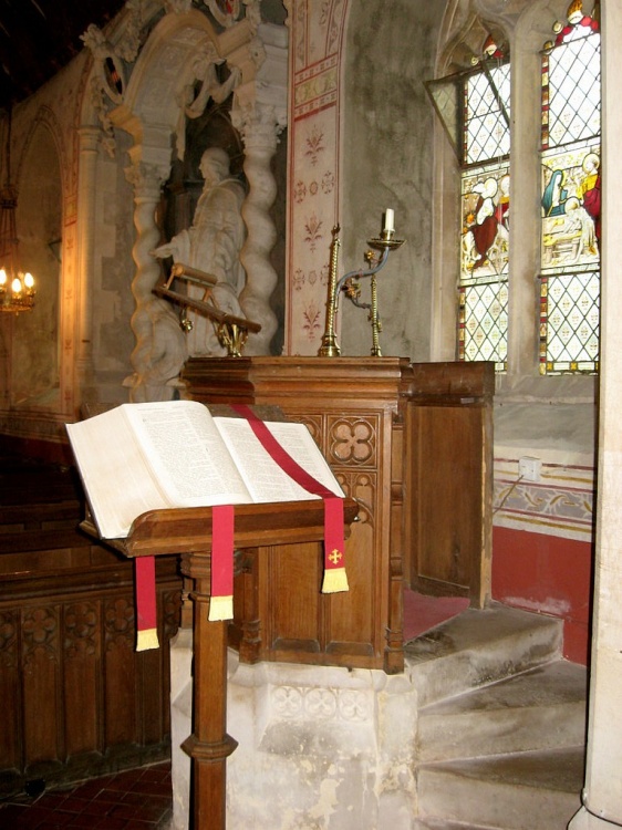 Bible, Parish Church of St. Nicholas, Silton, Dorset