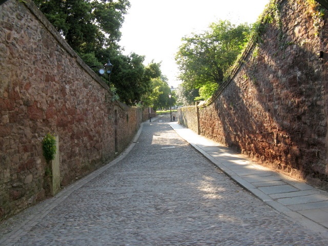 Exeter city walls