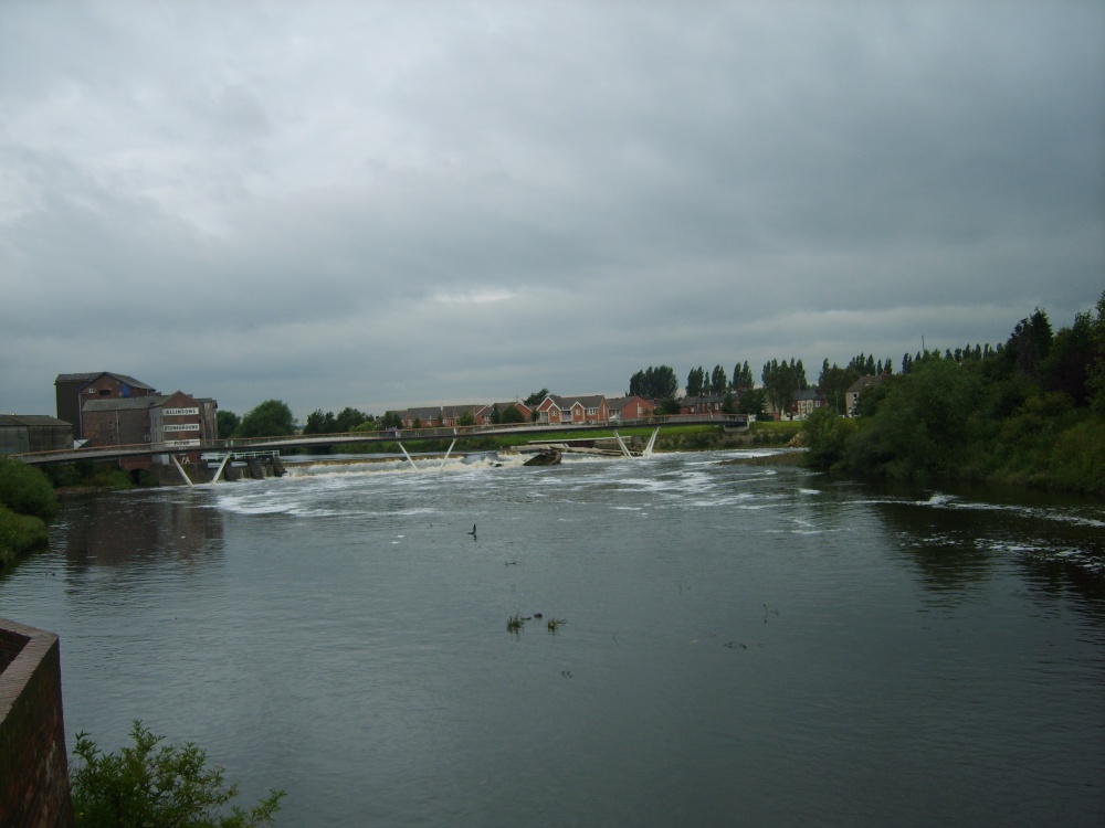 S shaped footbridge