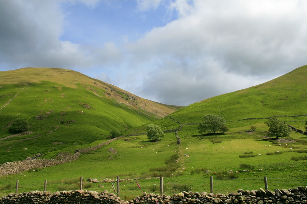 The Fells to the North of Kirkstone Pass. Lake District.