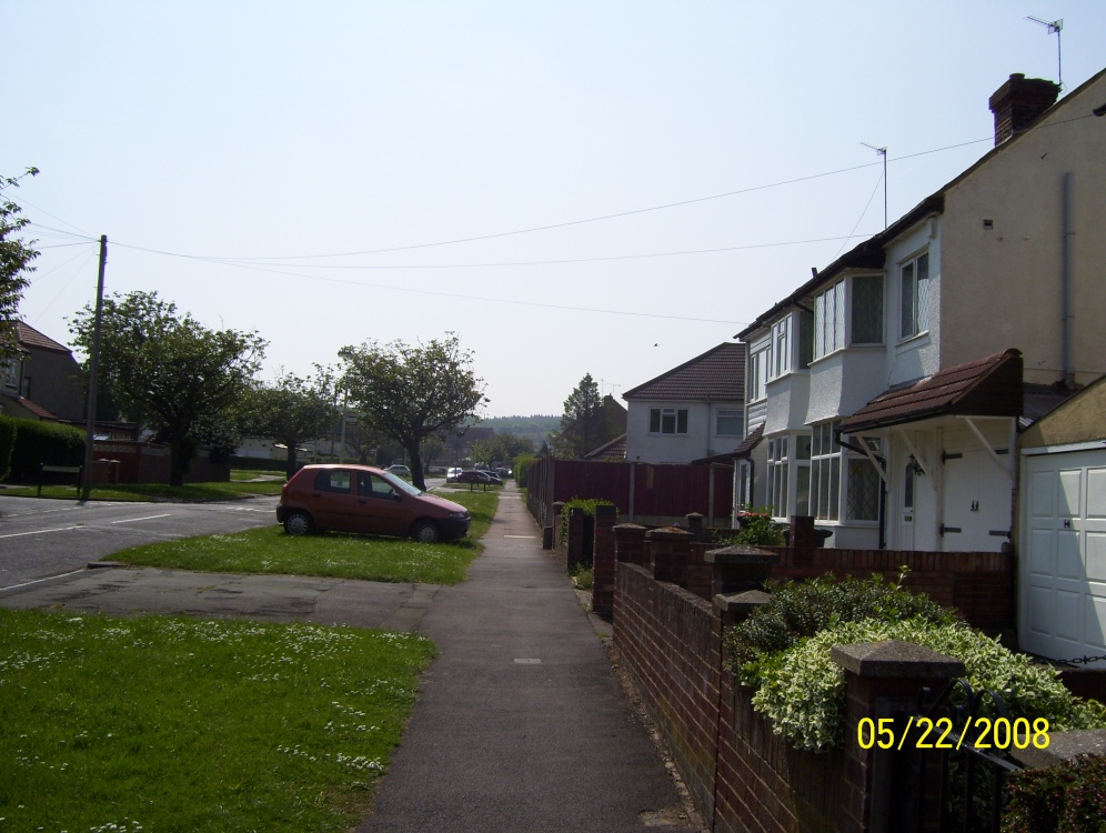 Typical street in England