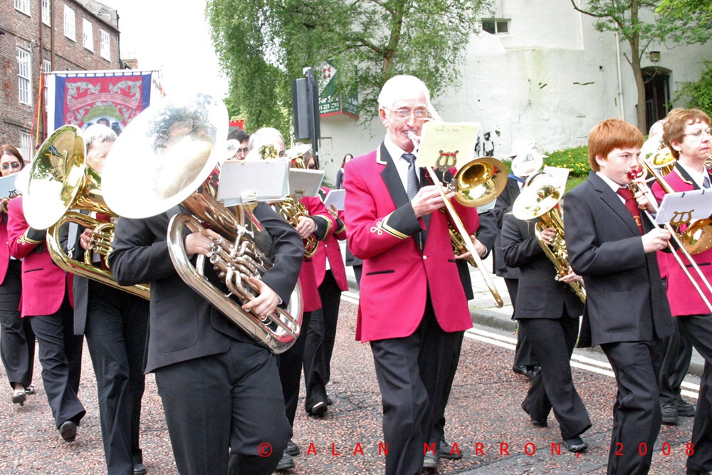 Spennymoor Heritage Banner at Durham Miners Gala 2008