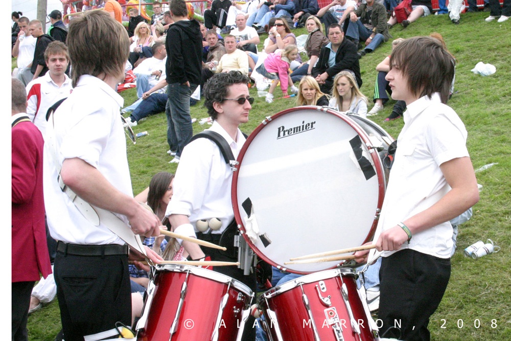 Spennymoor Heritage Banner at Durham Miners Gala 2008