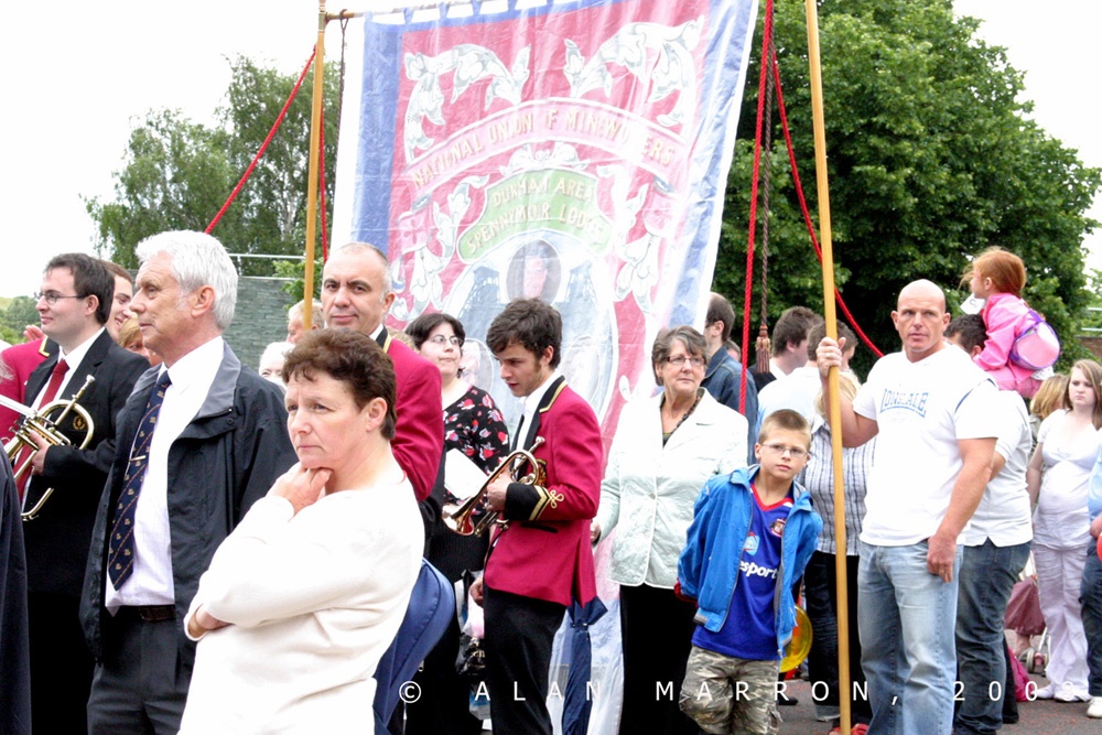 Spennymoor Heritage Banner at Durham Miners Gala 2008