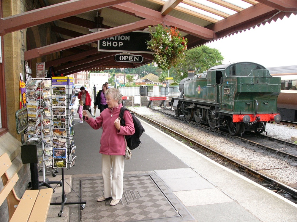 Minehead station platform