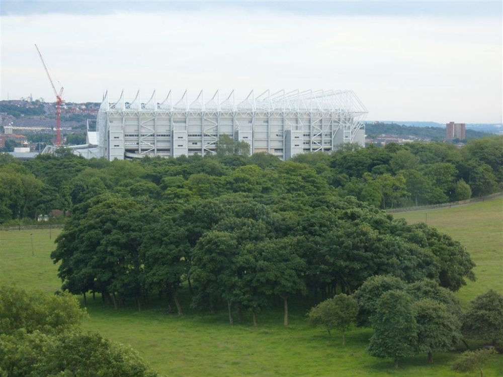 St James's Park, home to Newcastle United