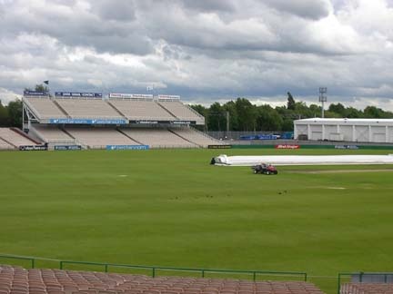 View of the pitch from our balcony #2