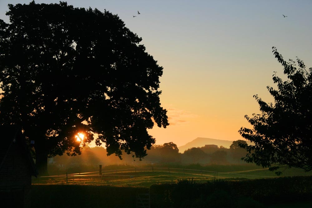 Photograph of Sunrise from Sandhole Farm, near Congleton