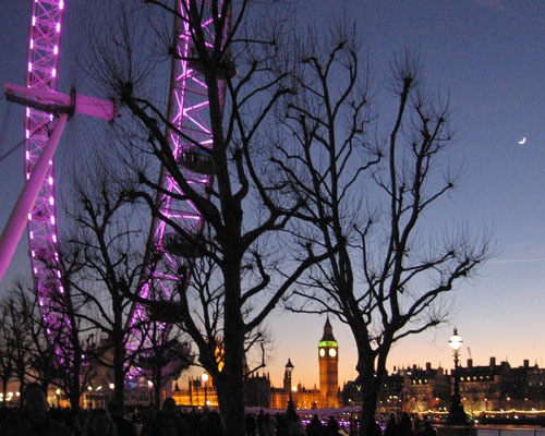 The London Eye and Big Ben