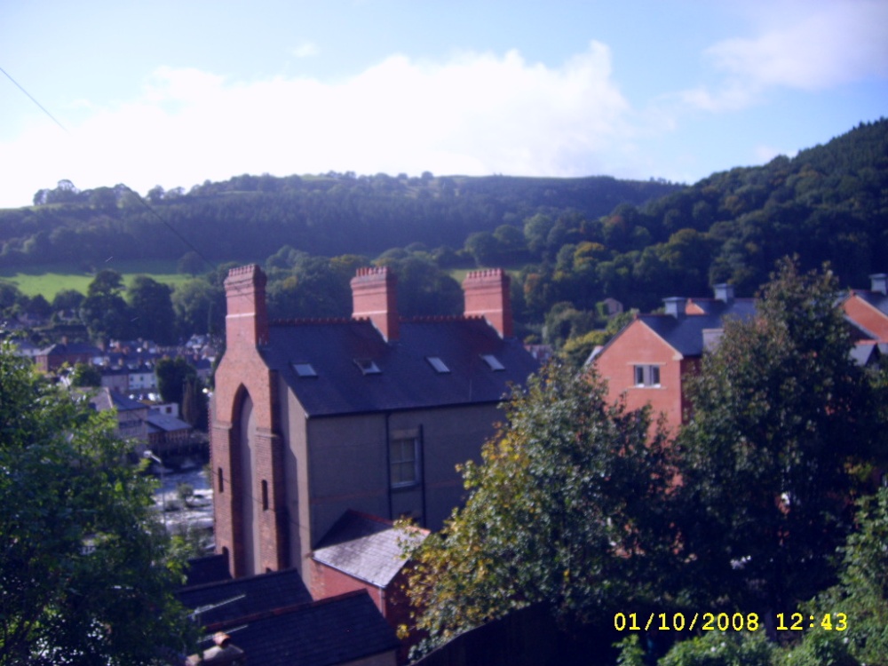 View from Llangollen Wharf photo by Emily Cotgrave