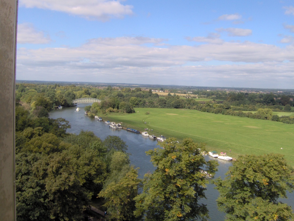 A View of Windsor and the river from the Ferris Wheel, 2007