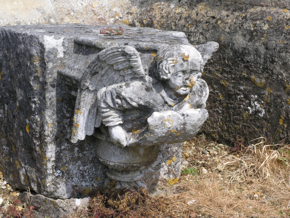 Stone angel, St Michael and All Angels