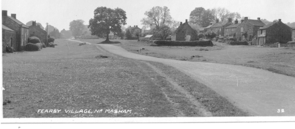 Photograph of Fearby Near Masham 1920's - 30's