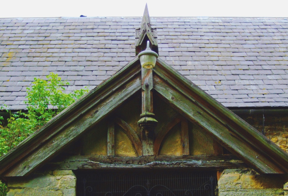 The porch of St Germain's Church, Thurlby